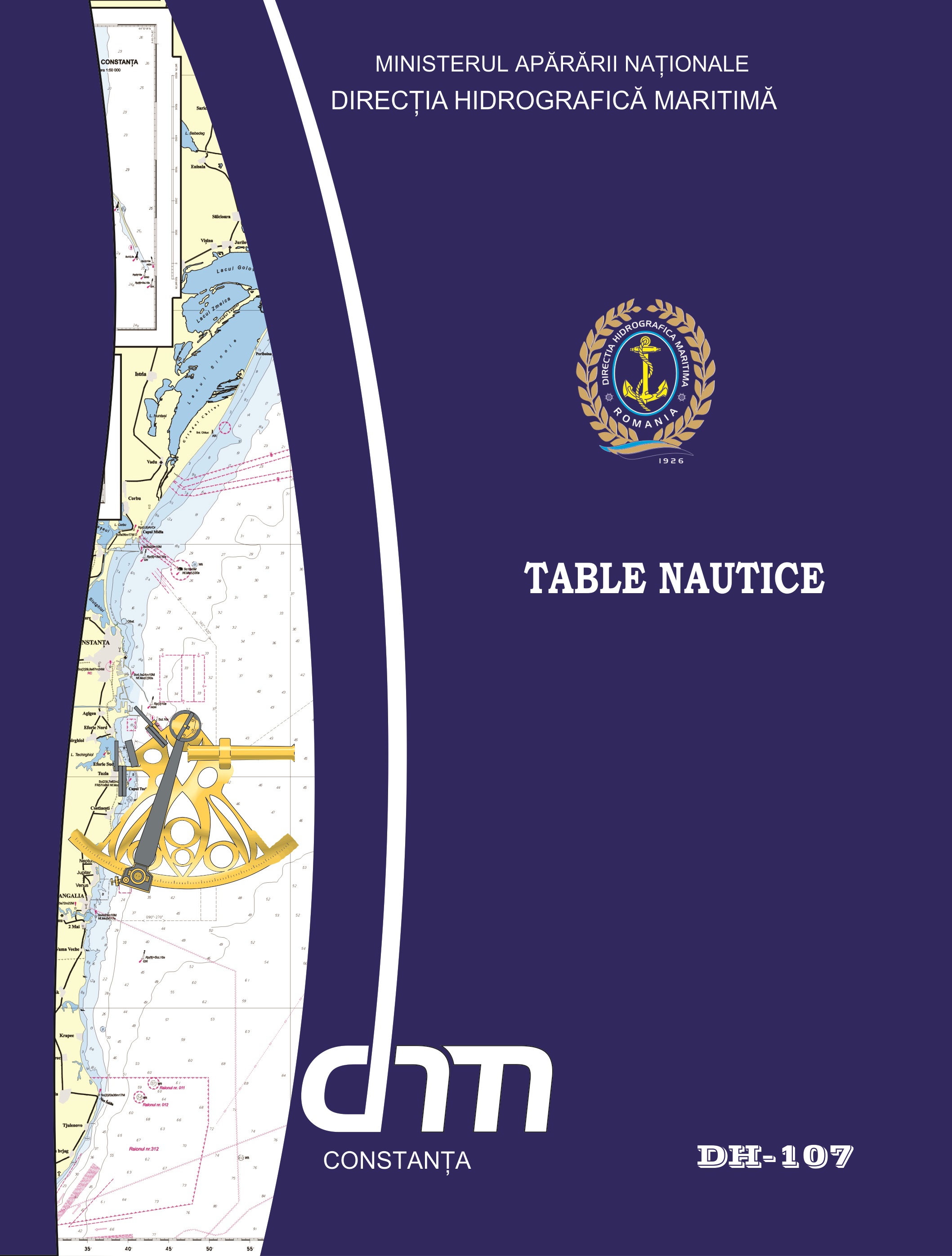 Coperta publicației Table nautice DH-107